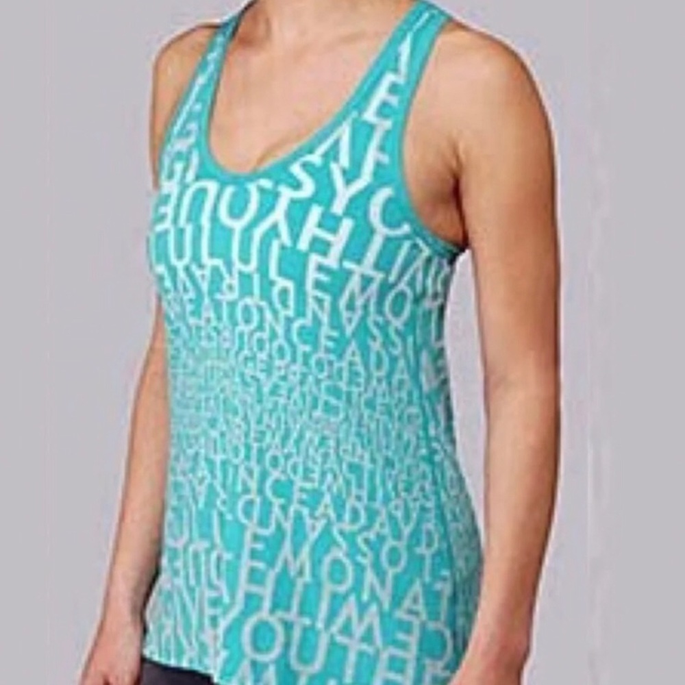 2 LULULEMON Manifesto Burnout Racerback Tank Top Size MED.